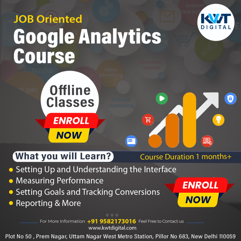 google analytics course training in new delhi uttam nagar 
