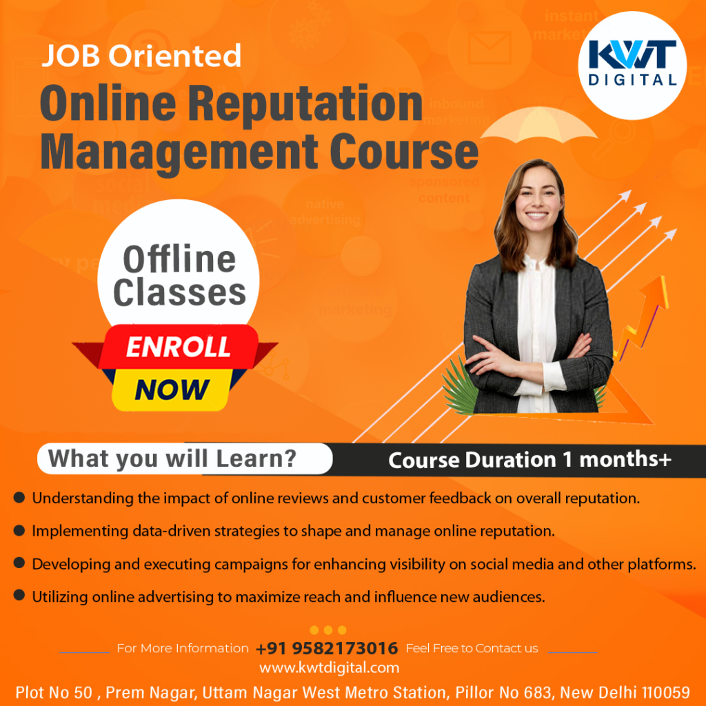 online reputation management course in new delhi uttam nagar